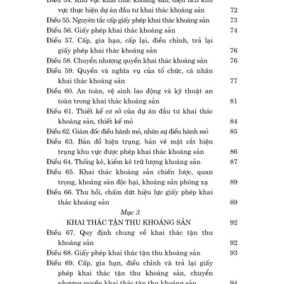 Luật địa chất và khoáng sản năm 2024 - bản in 2025