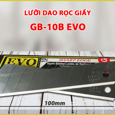 LƯỠI DAO RỌC GIẤY 18mmm KDS GB-10BEVO
