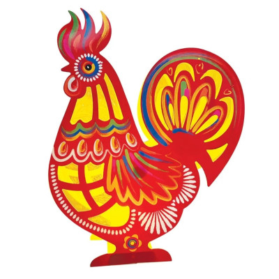 Lồng đèn Trung Thu - Lồng đèn trang trí "Ký ức tuổi thơ" hình Gà size 30cm