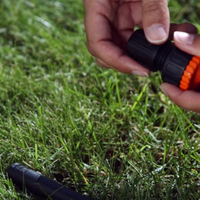 Đầu Nối Chuyển Đổi Claber 91013 nối từ vòi nước ren 21mm hoặc 27mm sang ống nhựa phi 14-16mm