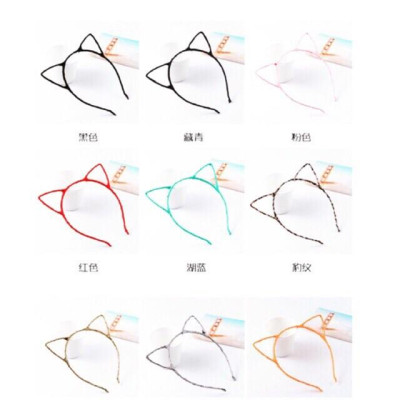 cài tóc tai mèo, Băng đô cài tai thỏ cao cấp