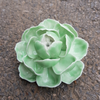 Hoa gốm cao cấp cắm nhang trầm hoặc để trầm nụ DDT23