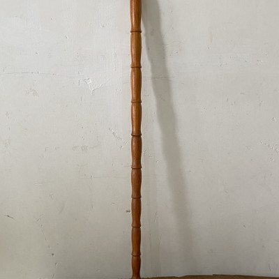 Gậy batoong đầu rồng thân đốt trúc gỗ hương