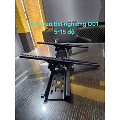 Khung treo tivi nghiêng D01 Thiết Kế Nghiêng, Chắc Chắn, Phù Hợp Mọi Không Gian - Hàng nhập khẩu