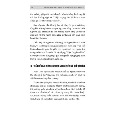 Hiệu ứng Franklin - Mối quan hệ tốt bắt nguồn từ sự "làm phiền" - Bản Quyền
