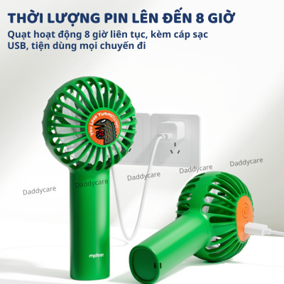 Quạt mini cầm tay cho bé Mideer Portable Silence Fan