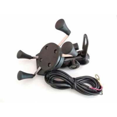 Giá Đỡ Điện Thoại Gắn Xe Mái Kèm Cổng Sạc USB – Siêu Chắc, Dùng Mọi Dòng Máy, đèn ốp trần