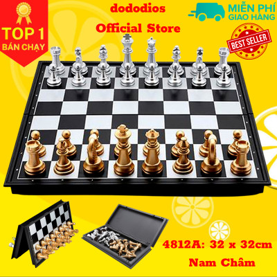 Cờ vua Dododios nam châm cao cấp - 32x32cm - Hàng chính hãng