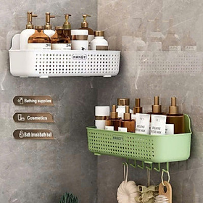 Kệ Nhựa Dán Tường HANDY Tiện Dụng Dùng Cho Phòng Tắm, Nhà Bếp - Giao màu ngẫu nhiên