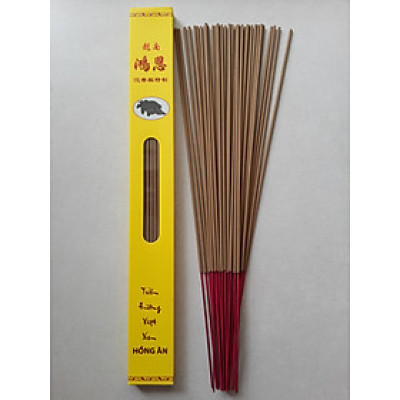 Nhang Trầm Hương Hồng Ân có tăm 40cm 50cây