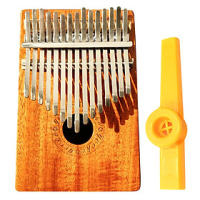 Đàn Kalimba Gecko 15 Phím Gỗ KOA K15K Kèm Kèn Kazoo