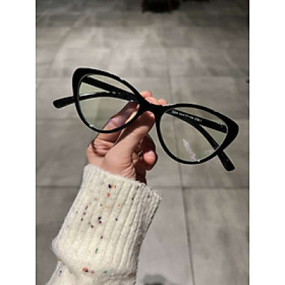 Kính thời trang Mắt mèo gọng nhựa dẻo nhẹ + Tặng hộp đựng khăn lau