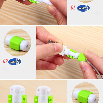 Nút Bảo Vệ Đầu Sạc Cho Cáp Sạc IPhone - Màu Ngẫu Nhiên Milliken NL-3105 - Hàng chính hãng