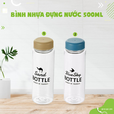 Bình nước Echo Forest | Sand Bottle 500ml - Hàng Nội Địa Nhật Bản