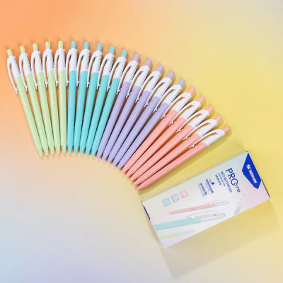 Hộp 20 Bút Gel B - Butter Gel PRO-079 - Thiên Long GELB-018 - Mực xanh (Mẫu Màu Thân Bút Giao Ngẫu Nhiên)