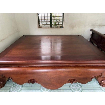 sập nằm gỗ gụ nam phi kt 1m8 x 2m2