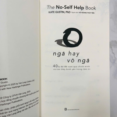 Sách - Ngã Hay Vô Ngã - 40 lí do để vượt qua chính mình, tìm thấy bình yêu trong tâm trí