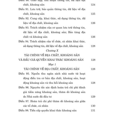 Luật địa chất và khoáng sản năm 2024 - bản in 2025