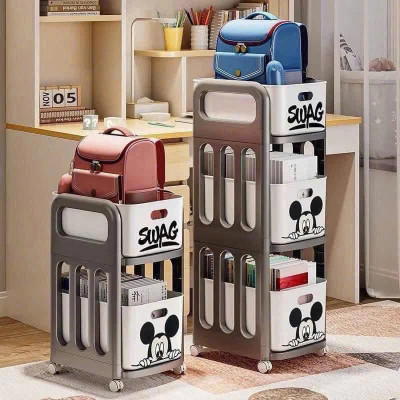 Kệ Nhựa 2-3 Tầng Để Đồ MicKey - Kệ Để Mỹ Phẩm, Văn Phòng Phẩm, Gia Vị Nhà Bếp Đa Năng - HÀNG CHÍNH HÃNG MINIIN