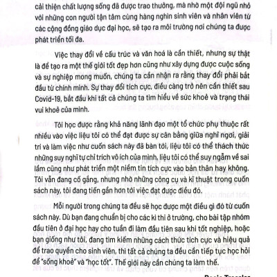 Sức Khỏe Tốt Học Tập Tốt - Tận Dụng Tối Đa Quãng Thời Gian Đại Học Của Bạn