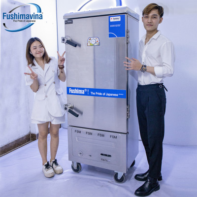 [CỬA HÀNG CHÍNH HÃNG] Tủ nấu cơm dùng gas và điện 10 khay