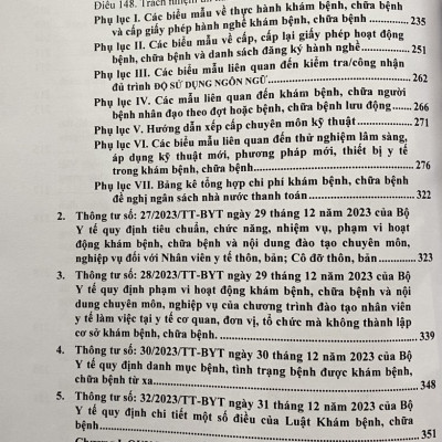 Luật Khám Bệnh, Chữa Bệnh Và Các Văn Bản Hướng Dẫn Thi Hành 