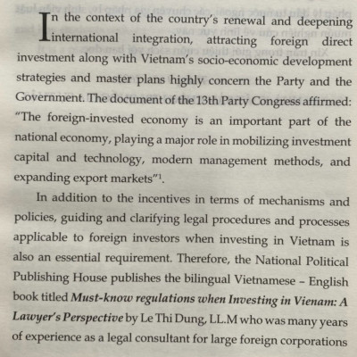 Góc nhìn luật sư Những quy định cần biết khi đầu tư vào Việt Nam