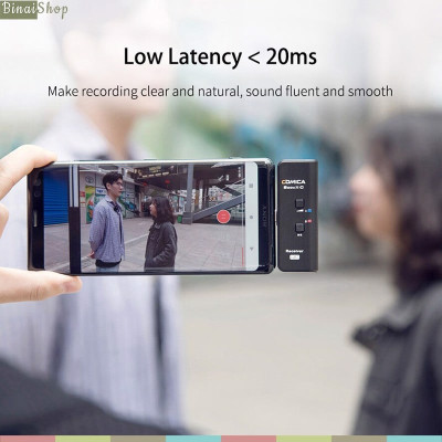 Comica BoomX-D (UC1 / UC2) - Micro Không Dây 2.4G Thu Âm Chất Lượng Cao Cho Smartphone Android, Máy Tính Bảng Type-C - Hàng chính hãng