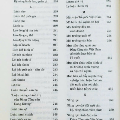 Thuật Ngữ Lý Luận Chính Trị