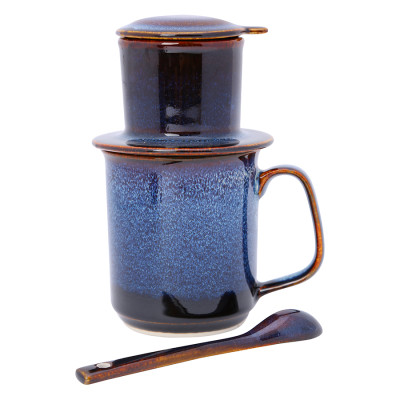 Bộ Cà Phê Men Xanh Sóng Biển S2 Đông Gia 