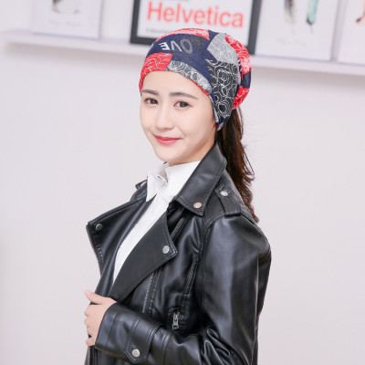 Nón mũ nữ thu đông chụp đầu băng đô turban khăn cổ bịt mặt phiên bản Hàn Quốc dona22102801