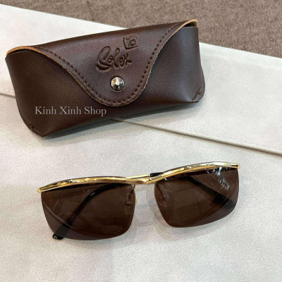 Kính râm nam Solex Amor dáng ôm càng nhỏ gọng mạ vàng 14K 1/25 - Đẳng cấp phái mạnh