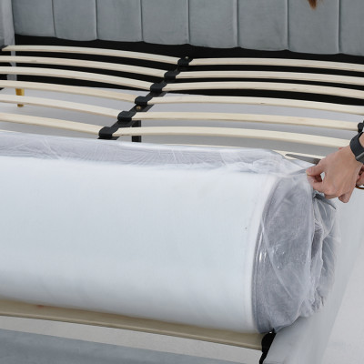 Nệm lò xo túi cao cấp cho giường 1m8 WESTON độ đàn hồi tốt, vỏ vải polyester mềm mịn, kích thước 198x183x21cm (DxRxC) | Index Living Mall - Phân phối độc quyền tại Việt Nam