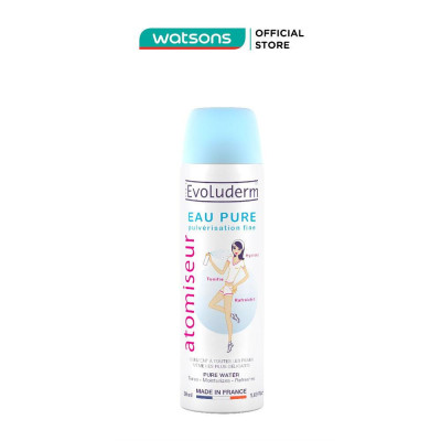 Xịt Khoáng Evoluderm Cấp Ẩm Làm Dịu Da Pure Water 50ml