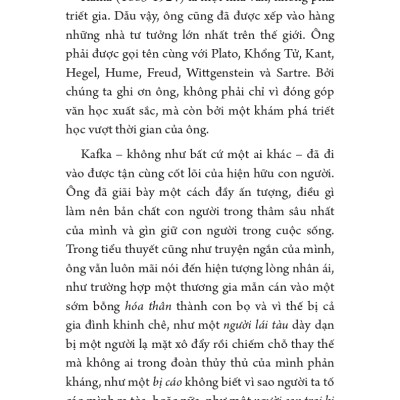 Những Nhà Tư Tưởng Lớn - Kafka Trong 60 Phút - Vanlangbooks