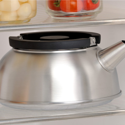 Ấm đun nước bếp từ kèm lọc trà Yoshikawa 2.8L, thiết kế đặc biệt giúp tối ưu phân phối đều nhiệt lượng trong quá trình đun nấu - nội địa Nhật Bản