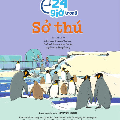 Sách - 24 Giờ Trong Sở Thú - Bìa Cứng