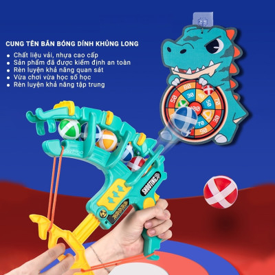 Đồ Chơi Bắn Cung Bằng Bóng Dính  Đồ Chơi Vận Động Thể Thao Cho Bé - Giao ngẫu nhiên