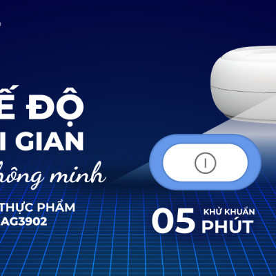 Máy khử khuẩn thực phẩm cầm tay Nagakawa NAG3902 - Công nghệ Hydroxyl - Hàng Chính Hãng