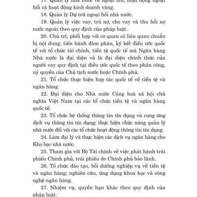 Luật ngân hàng nhà nước Việt Nam (hiện hành) (sửa đổi, bổ sung năm 2022)