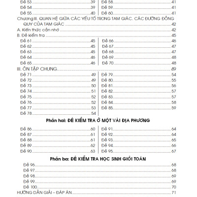 	100 Đề Kiểm Tra Toán 7 _KV