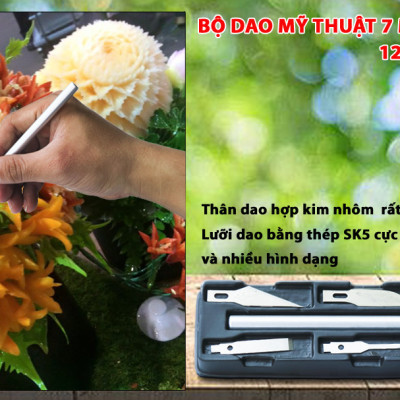 BỘ DAO TRỔ 7 CHI TIẾT SELLERY 12-218
