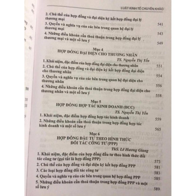 Luật kinh tế chuyên khảo