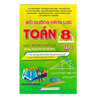 Sách - Bồi dưỡng năng lực Toán 8 - Tập 1 (PV)