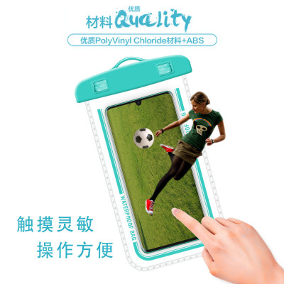 Túi chống nước cho điện thoại di động có màn hình cảm ứng, thiết bị lặn, đồ dùng bơi lội, túi khí