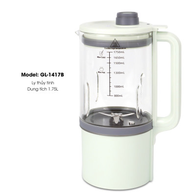 Máy làm sữa hạt Gali GL-1417A 1.75 lít đa chức năng nấu hẹn giờ. Hàng chính hãng chất lượng cao, bảo hành 24 tháng