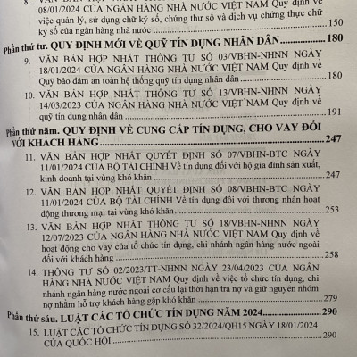 Thẩm Định Tín Dụng Quy Định Về Quản Lý Rủi Ro - Luật Các Tổ Chức Tín Dụng 