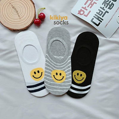 Tất vớ lười nữ cotton Happy Smile Kikiya W-N-045