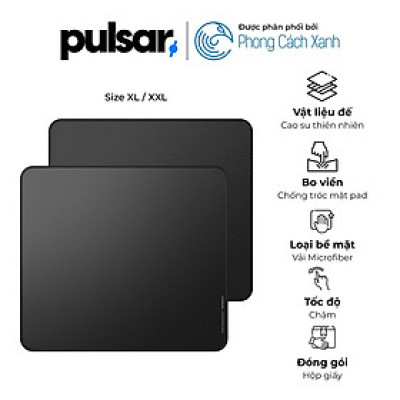Lót chuột đế cao su Pulsar ParaBrake V2 (Slow Speed) Black - XL - Hàng Chính Hãng
