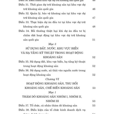 Luật địa chất và khoáng sản năm 2024 - bản in 2025